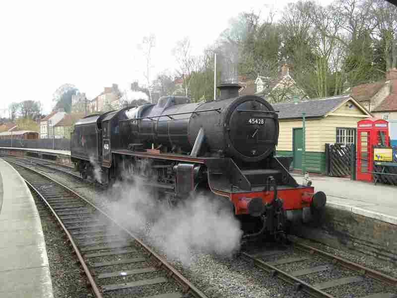 North Yorkshire Moors Railway with fish & chips